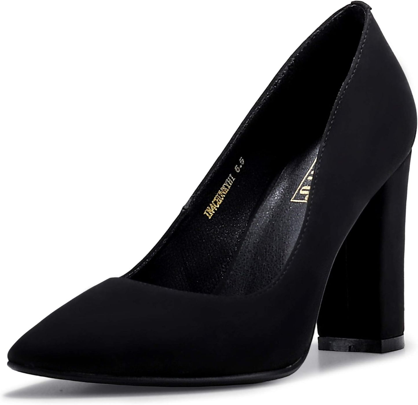 IDIFU Women's Chunky-HI Block High Heels for Elegant Style