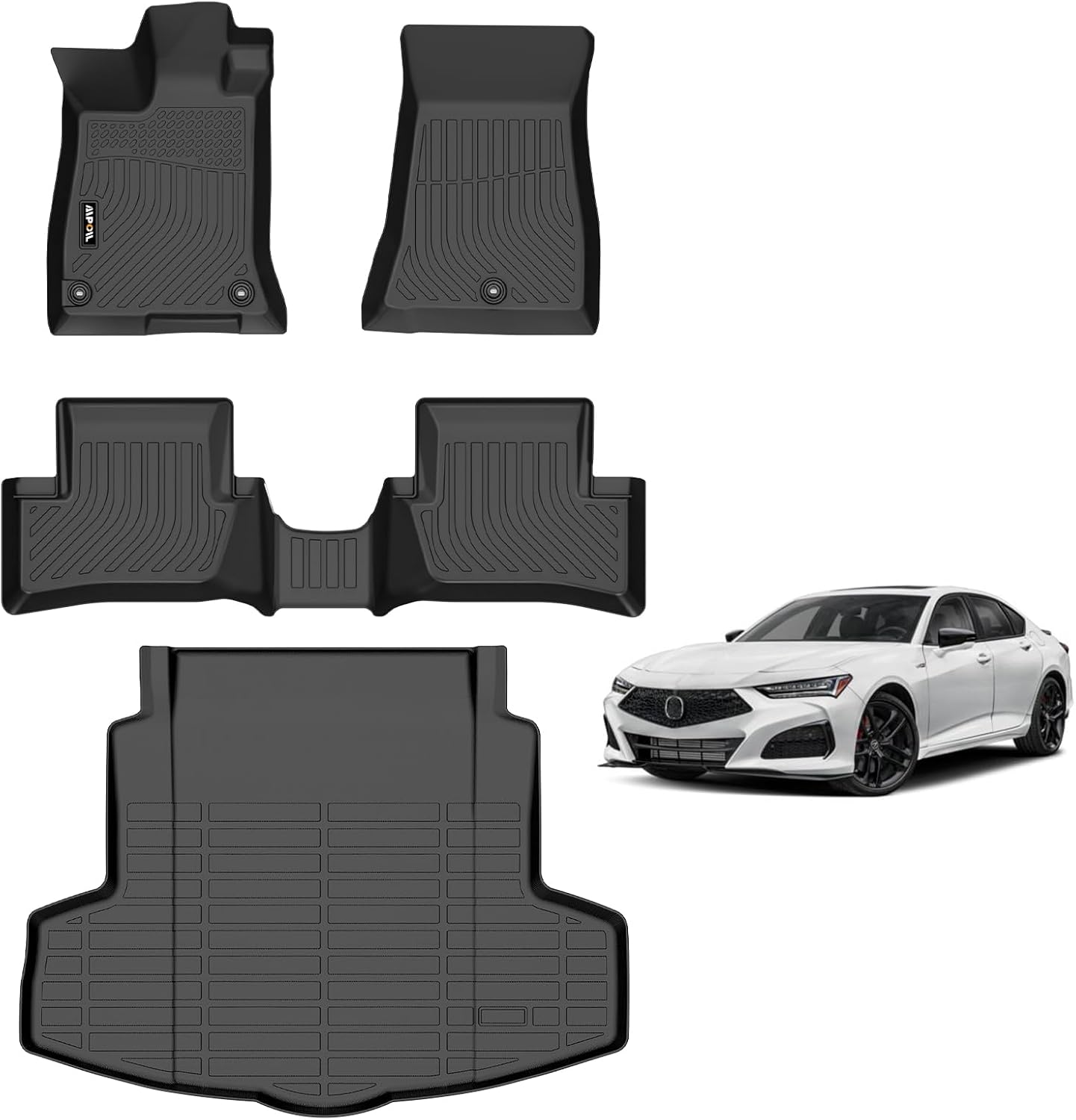AIPOIL Custom Floor Mats & Cargo Liner for Acura TLX 2021-2025