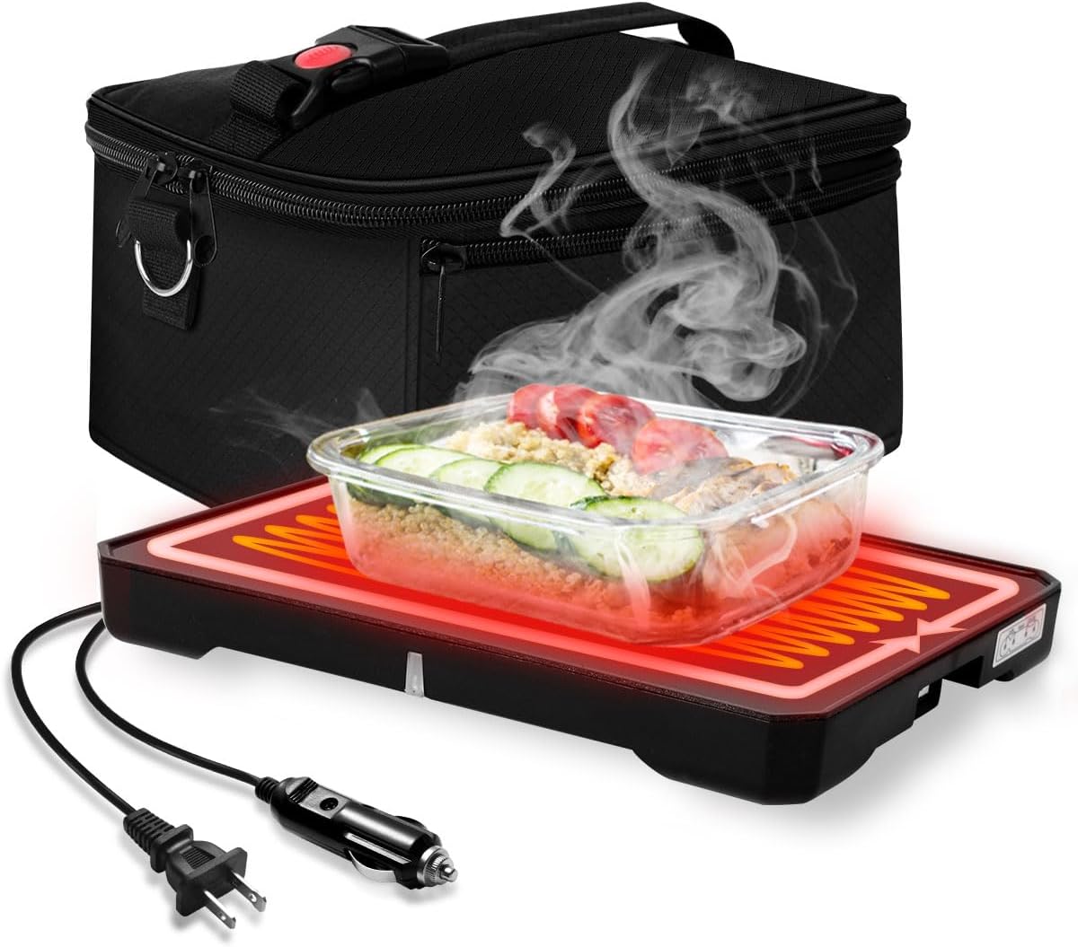 SOHIDA Portable Heated Lunch Box - Warm Meals Anywhere!