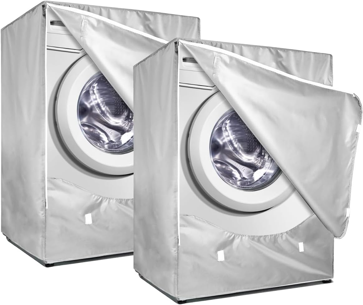 Durable 2Pack Washer and Dryer Covers for Front Load Machines