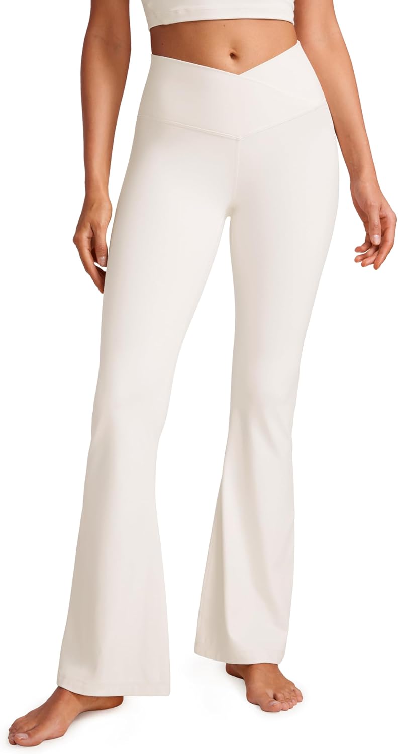 CRZ YOGA High Waist Flare Leggings - 31 Bootcut Bell Bottoms for Women