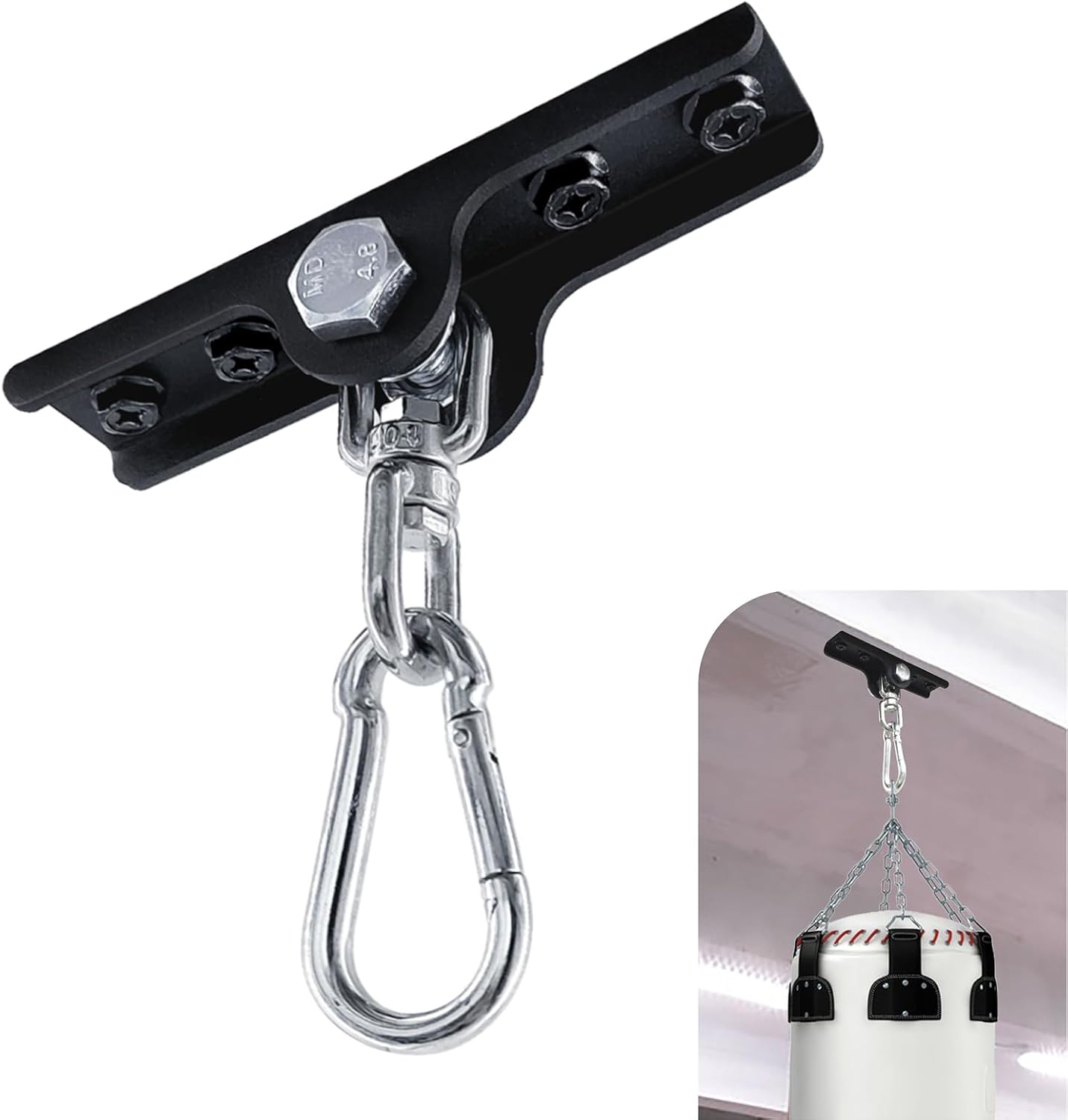 Heavy Bag Hanger - Heavy Duty 360 Rotation Punching Bag Mount
