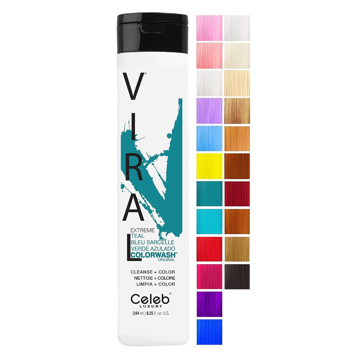 Celeb Luxury Colorwash Color Depositing Shampoo for Vibrant Hair