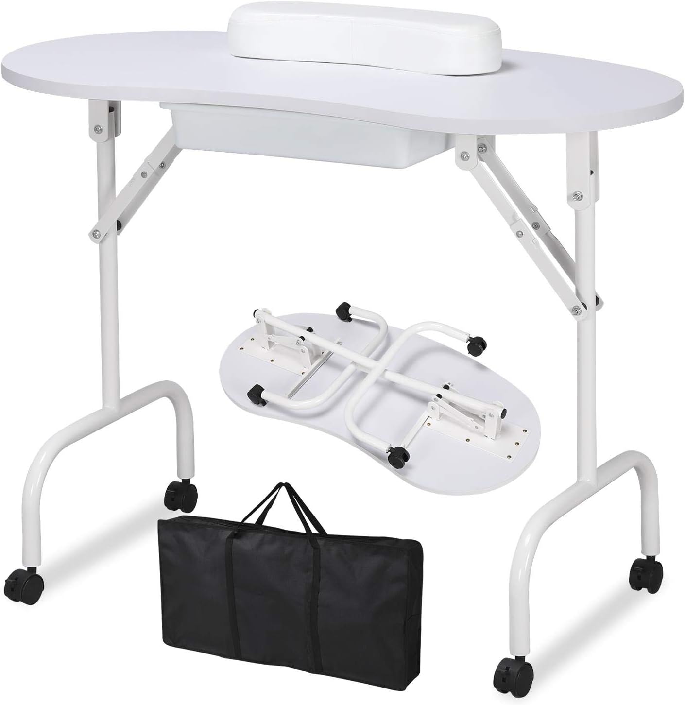 Portable Foldable Manicure Table for Professional Nail Work