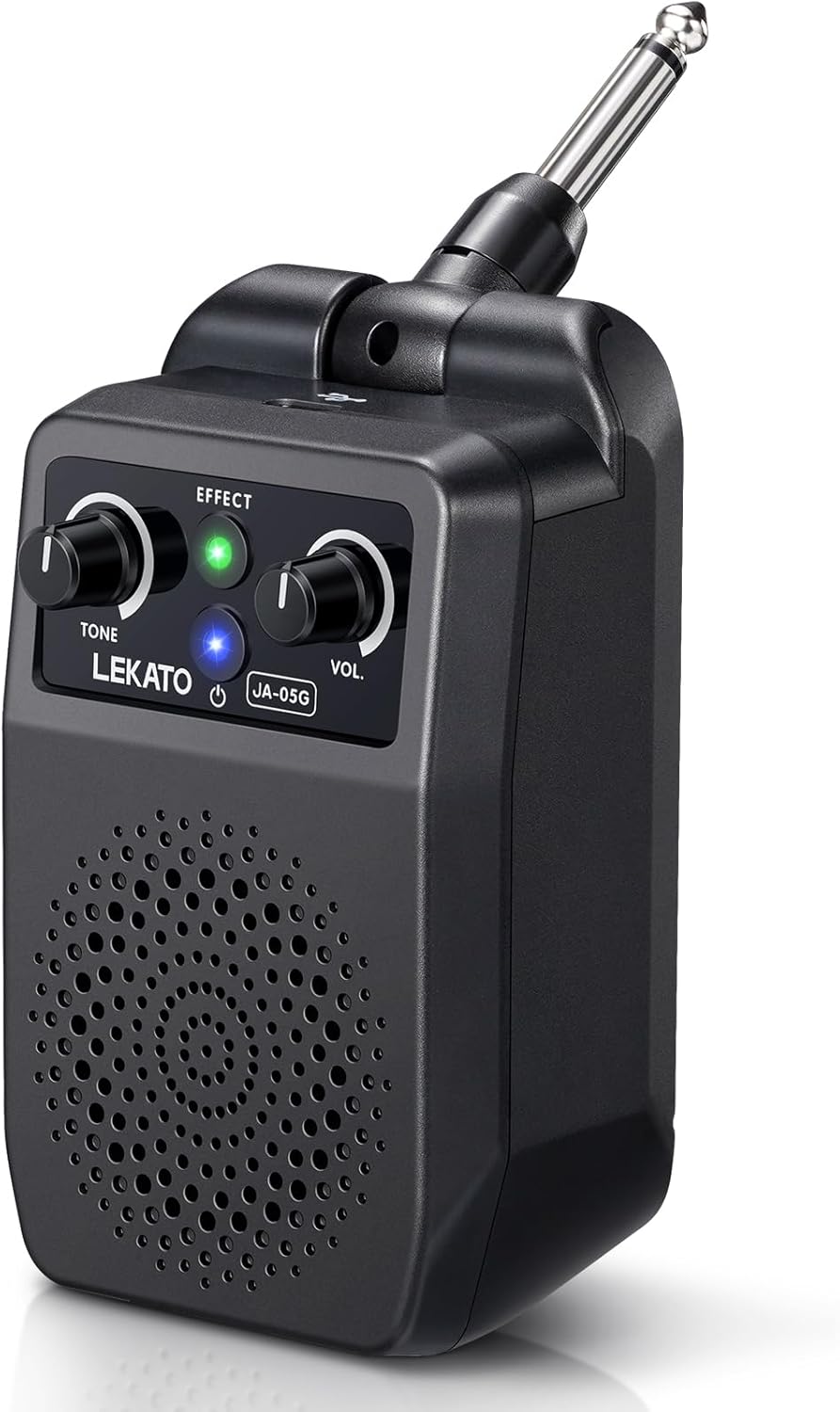 LEKATO 5W Portable Bluetooth Guitar Amp: 4 Effects