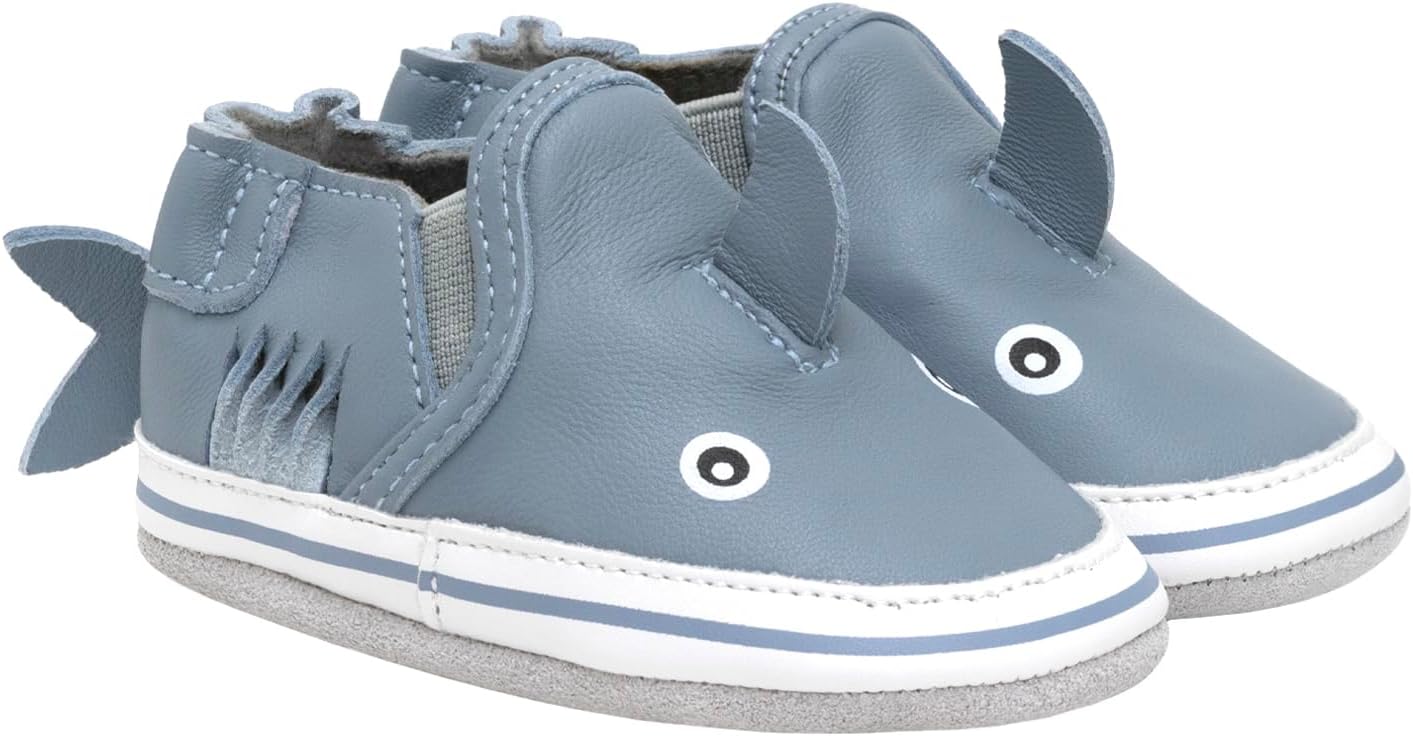 Robeez Soft Soles Slip-Resistant Crib Shoes for Infants & Toddlers