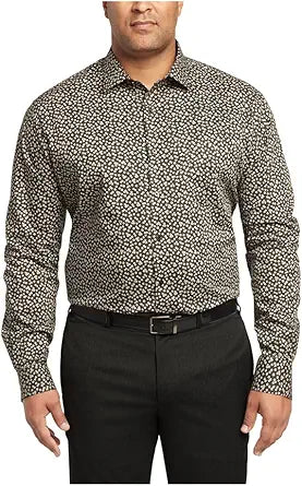 Van Heusen Men's TALL FIT Dress Shirt with Stain Shield Technology