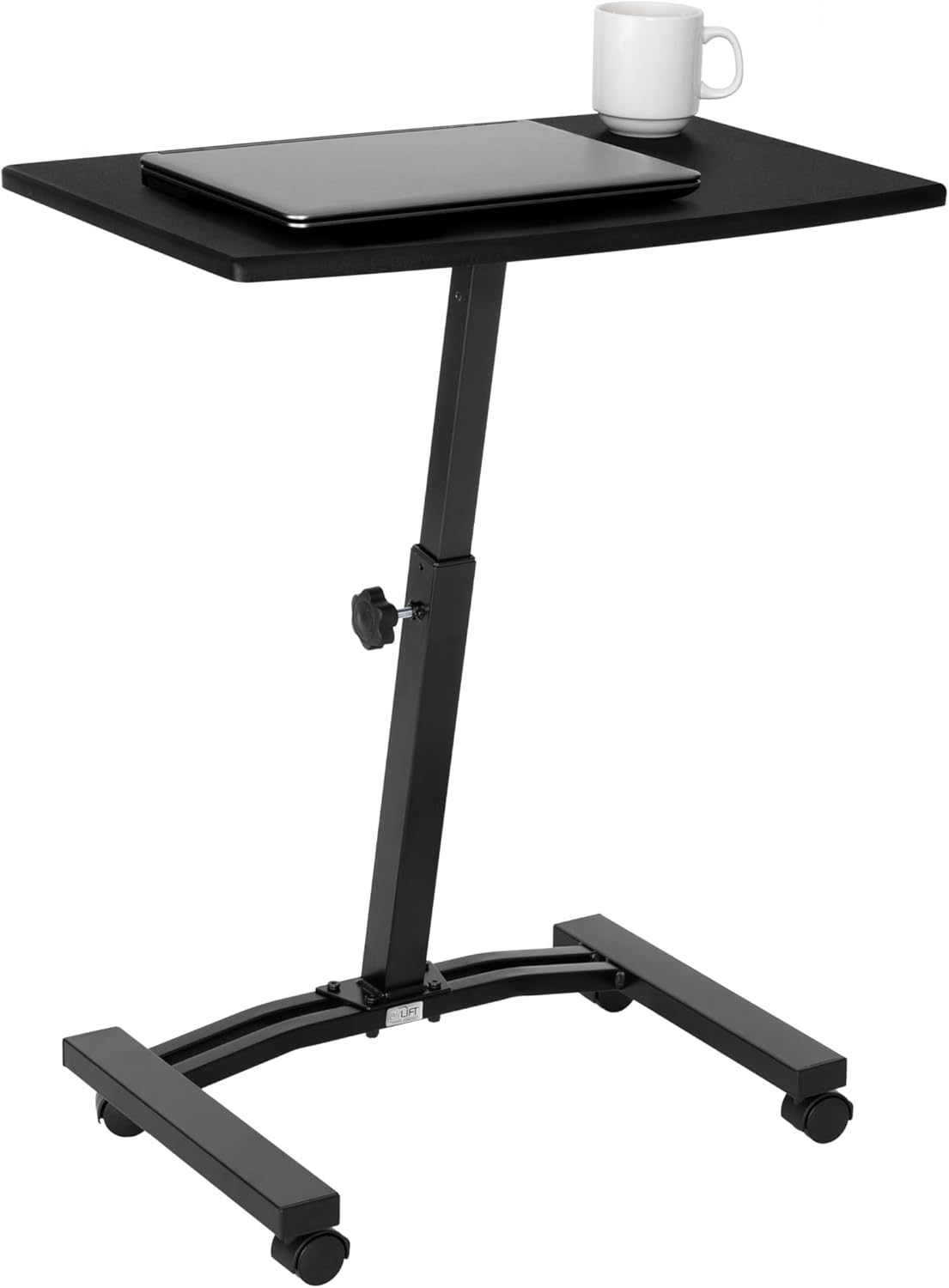 Seville Classics Airlift Mobile Height Adjustable Laptop Stand