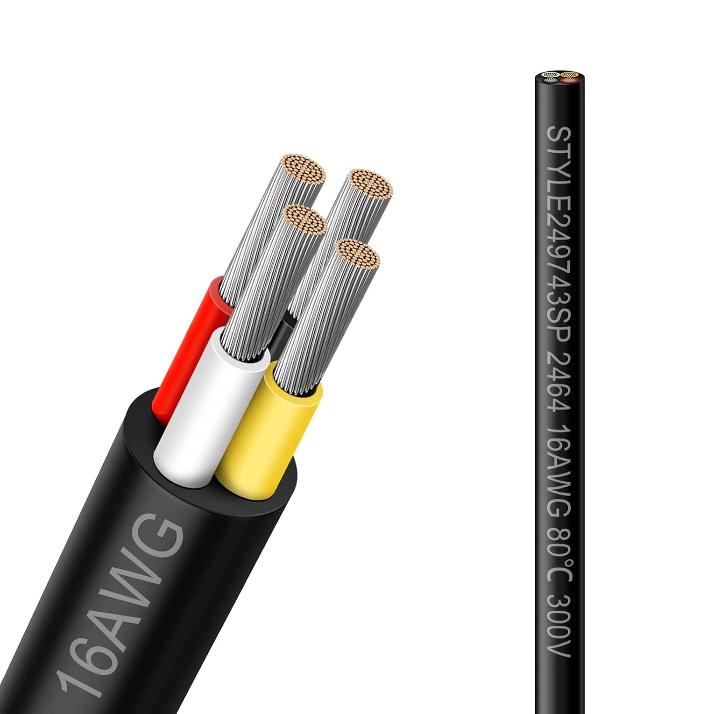 16 Gauge 4 Conductor Electrical Wire for Versatile Applications