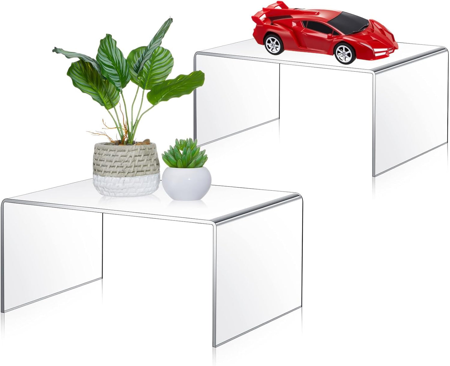 Large Acrylic Risers Display Stands for Collectibles and More