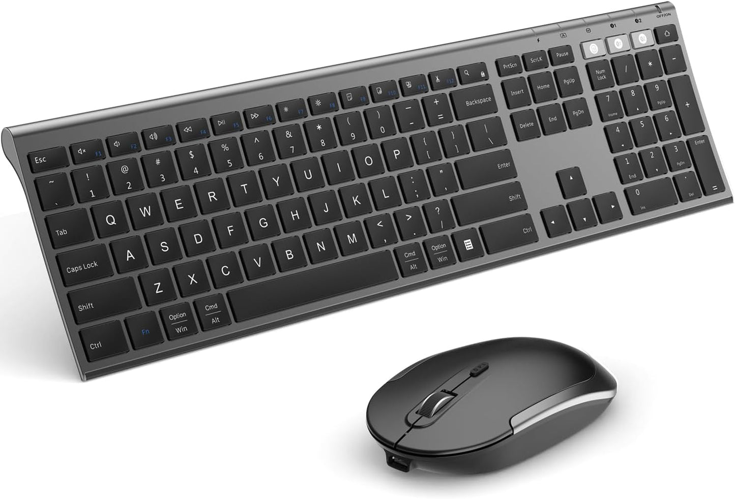 Ultra Slim Multi-Device Keyboard Mouse Combo