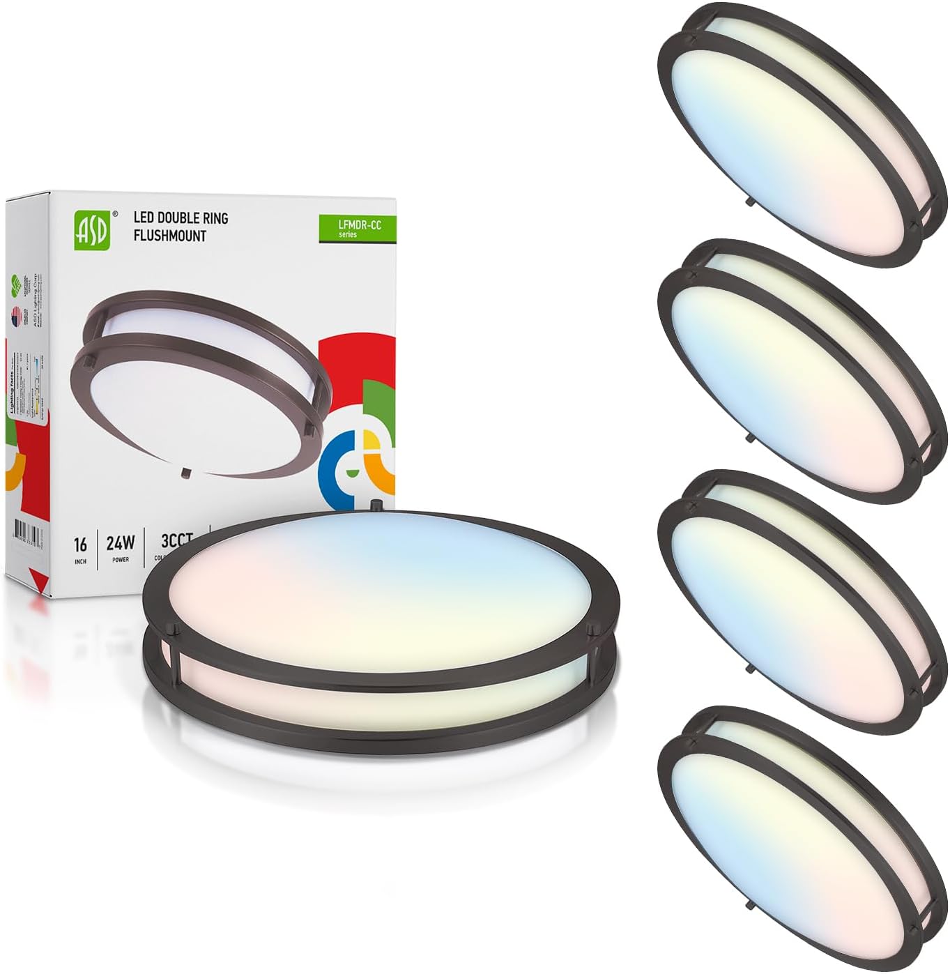 ASD LED 16 Inch Round Flush Mount Light Fixture Review