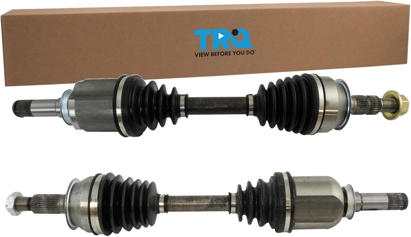 TRQ Front CV Axle Shaft Assembly Set for Buick and Cadillac