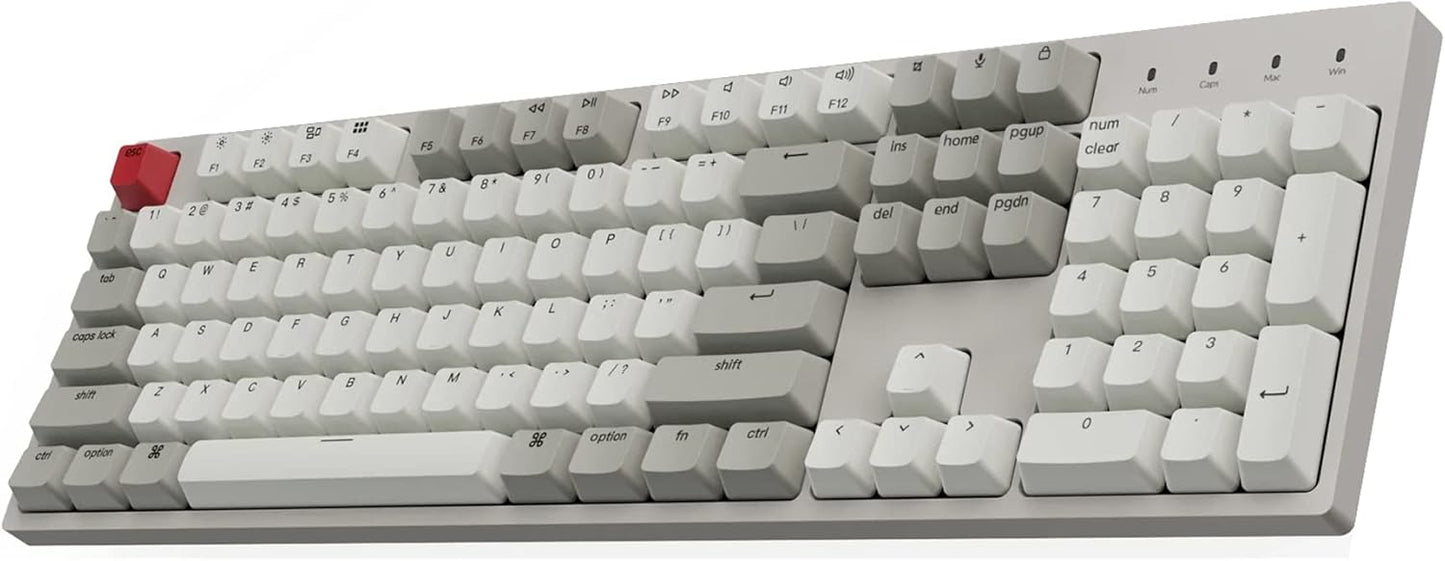 Keychron C2 Full Size Mechanical Keyboard - Versatile Gaming & Typing