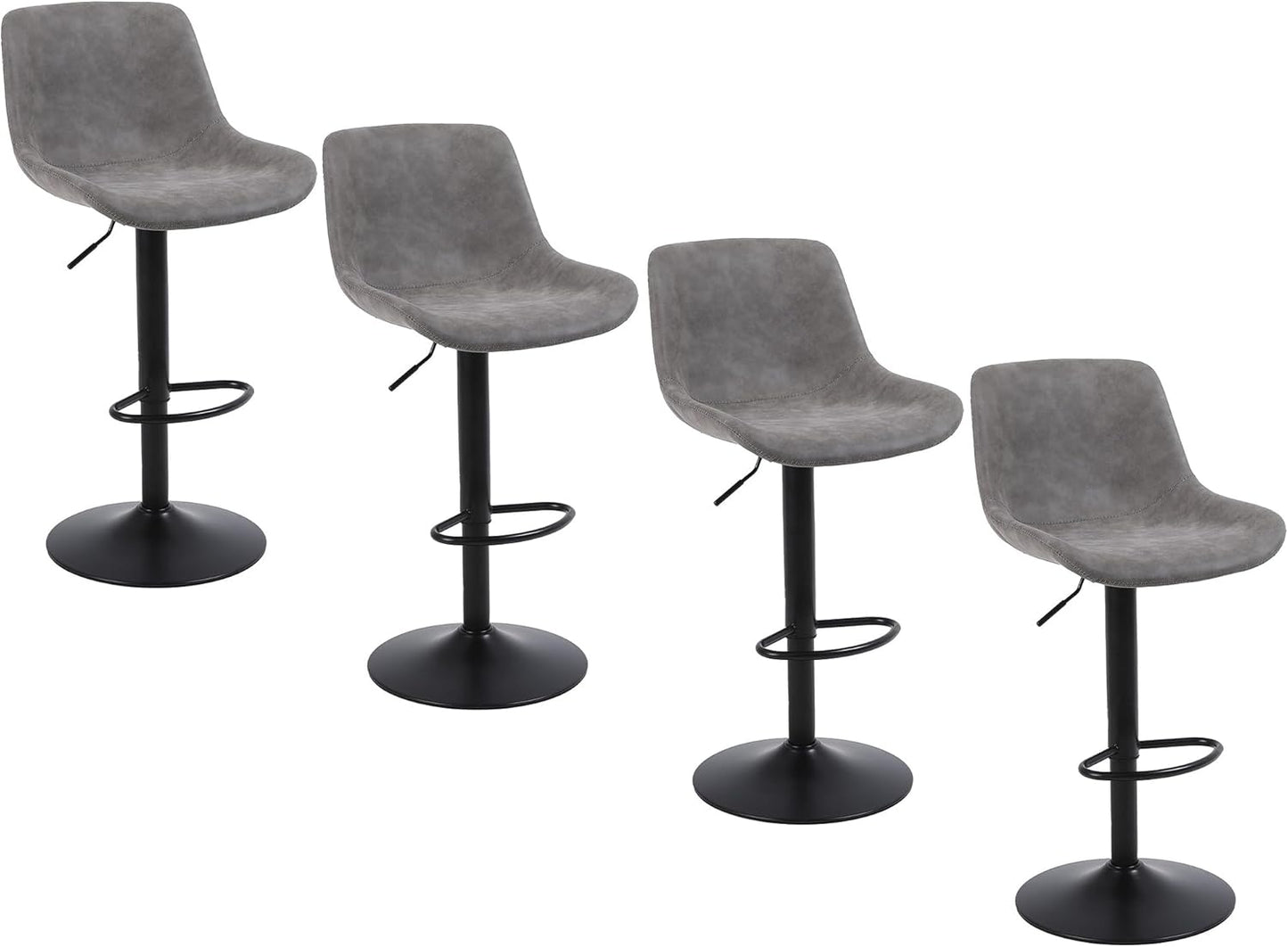 Swivel Counter Height Barstools with Back for Modern Spaces