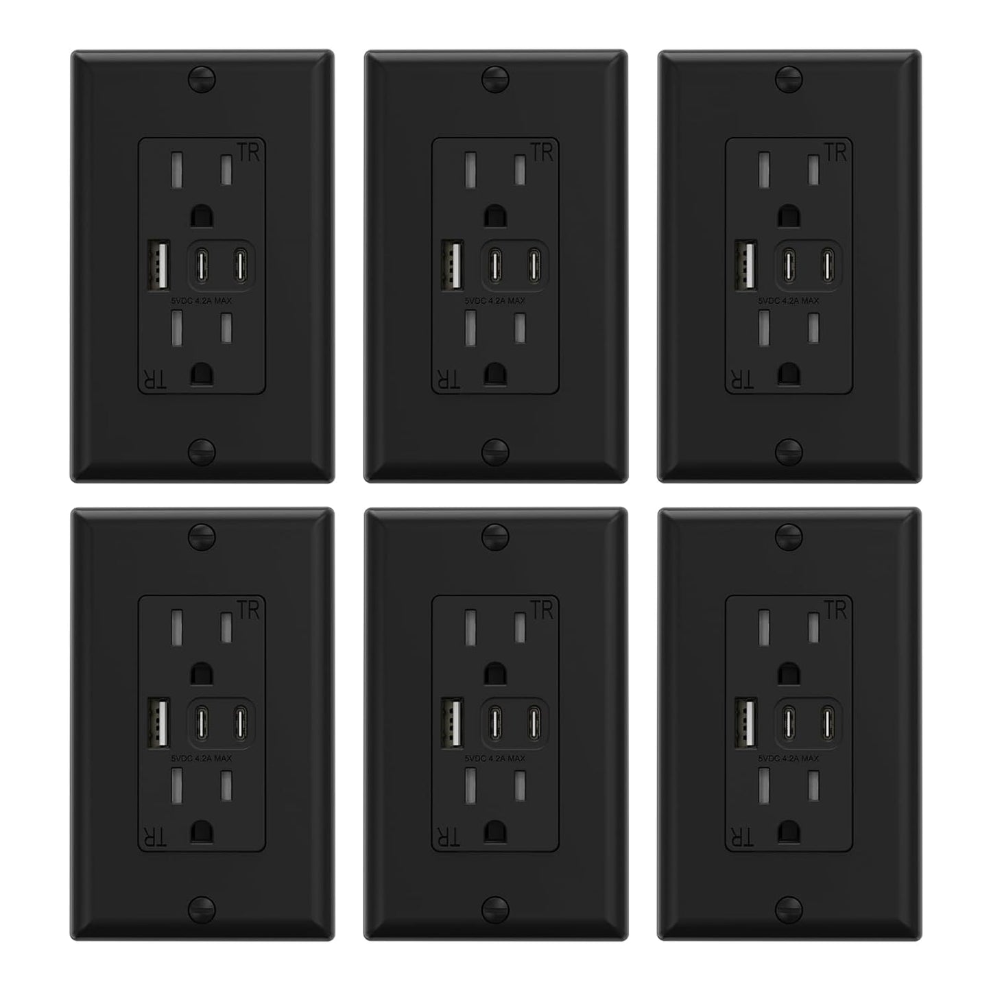 ELEGRP USB Outlets with 3 Ports for Efficient Charging Needs