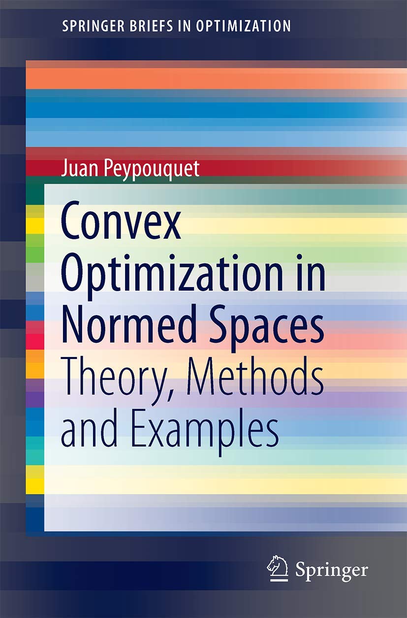 Convex Optimization in Normed Spaces: Theory and Methods Explained