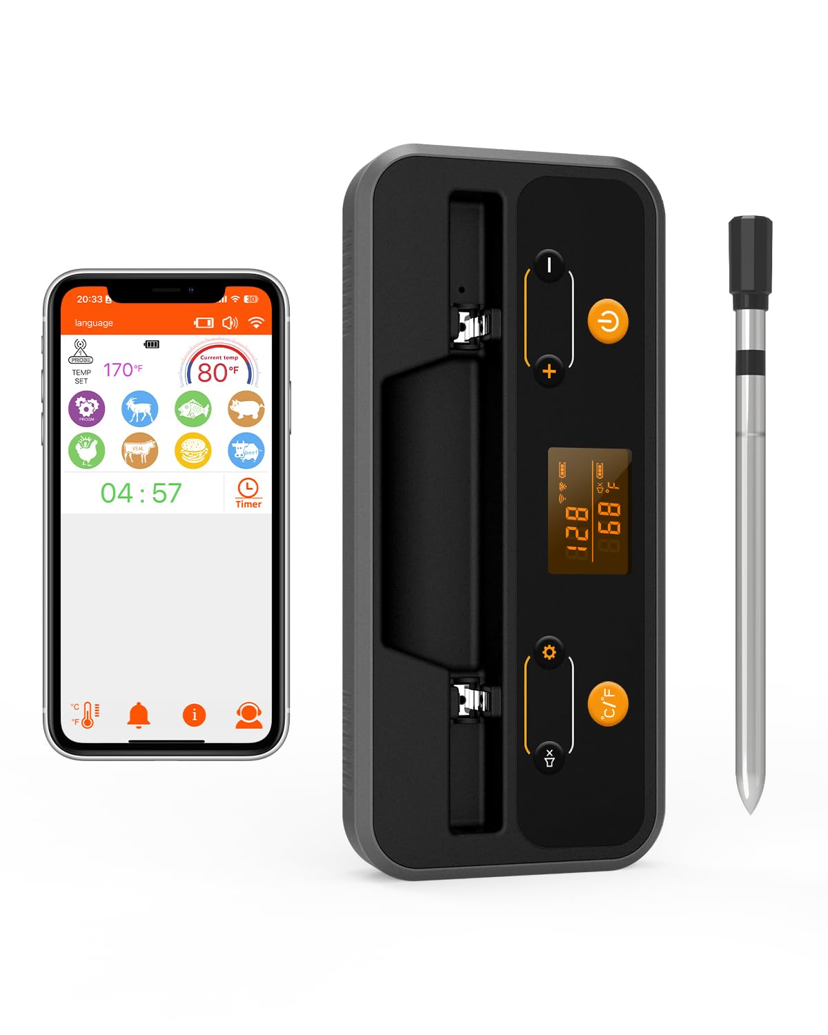 Wireless Thermomeat: Grill & Smoke with Precision