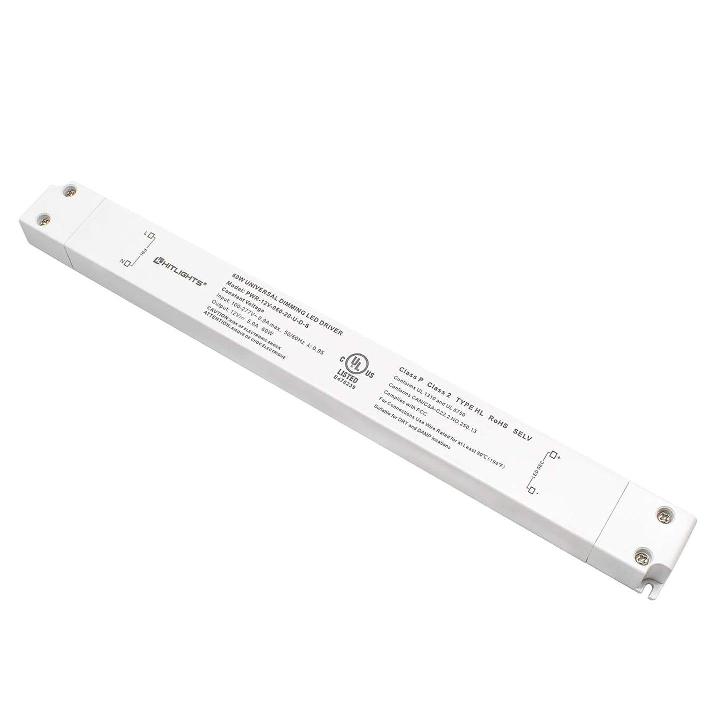 HitLights 60W Dimmable LED Driver Transformer for LED Projects