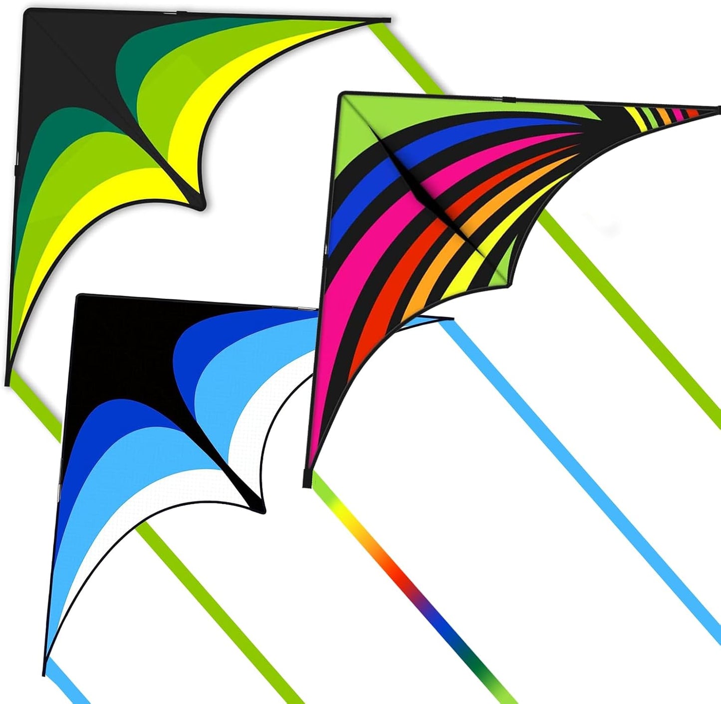 Delta Kites for Kids & Adults - Easy to Fly Fun for Everyone