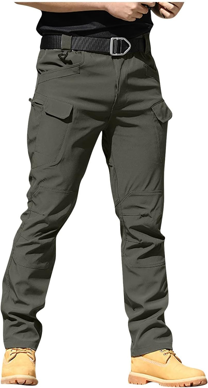 Waterproof Stretch Cargo Pants for Men