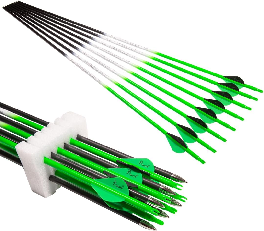 Archery Carbon Arrow 28 29 30 inch for Compound Recurve Bow