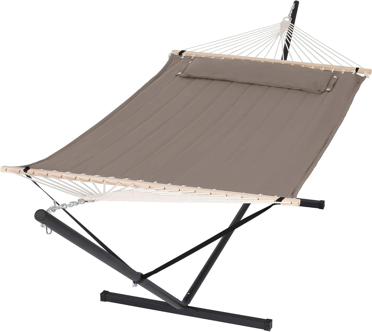 Extra Large Double Hammock with Stand for Ultimate Relaxation