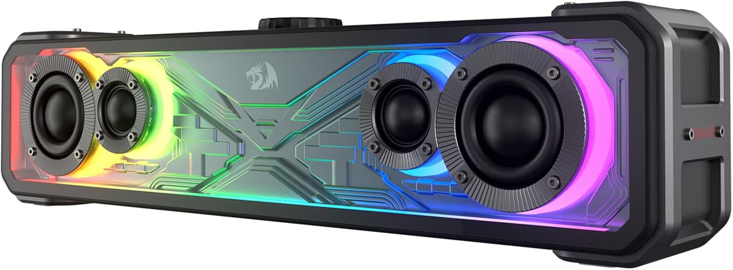Redragon GS817 RGB Desktop Soundbar for Immersive Audio Experience