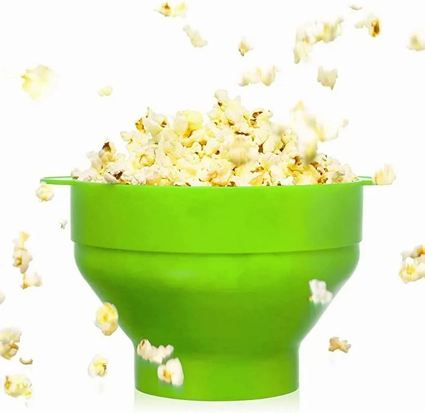 Collapsible Silicone Popcorn Maker - Quick Popcorn in Minutes