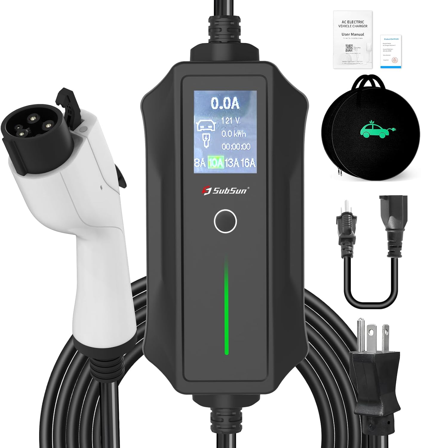 SubSun Portable EV Charger - Fast Charging Anywhere!
