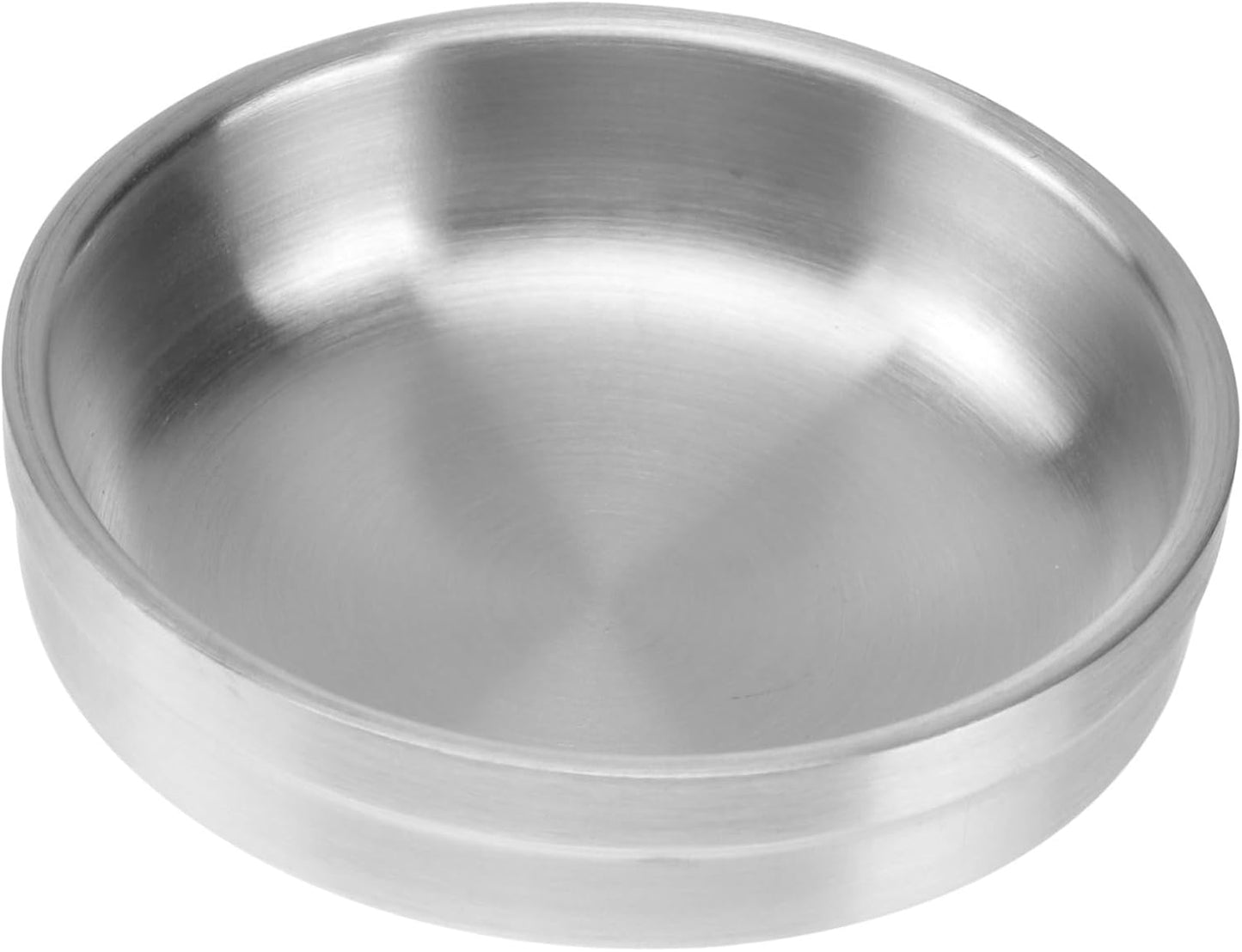 304 Stainless Steel Microwave Saucer Bowls - Pet & Human Friendly!