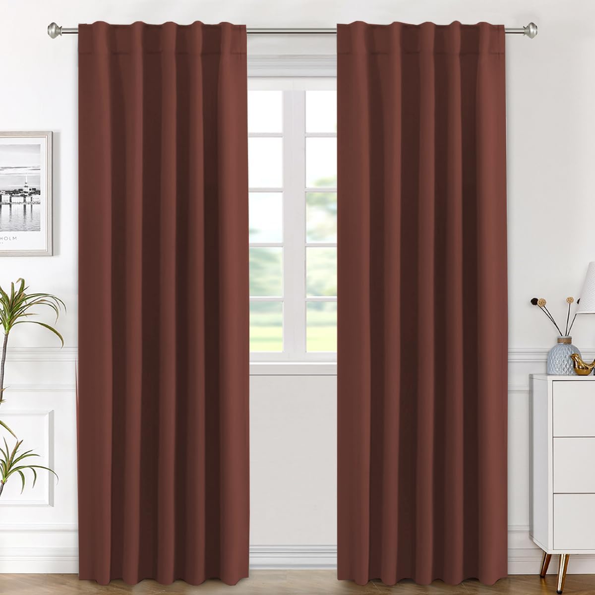 H.VERSAILTEX Blackout Curtains for Thermal Insulation and Style