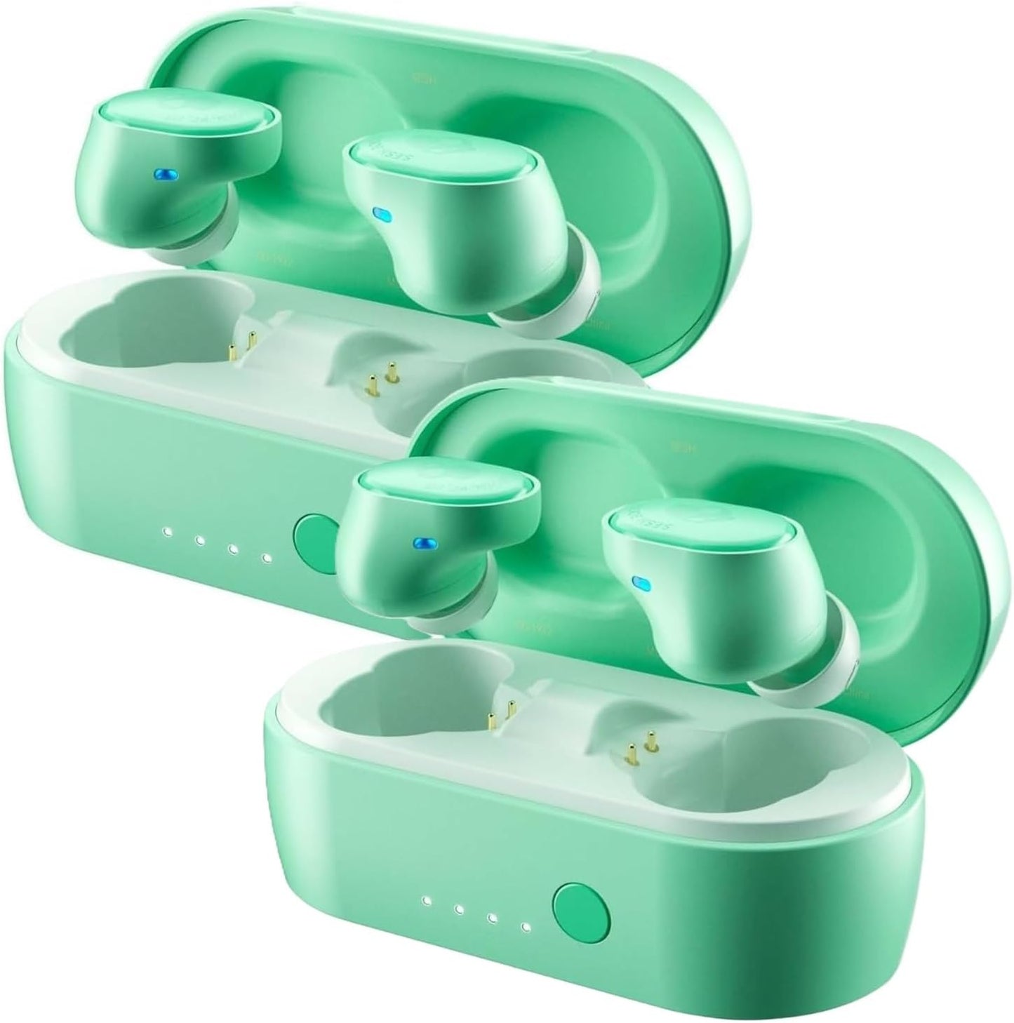 Skullcandy 2 Pack Wireless Headphones Bundle - Pure Mint Bliss