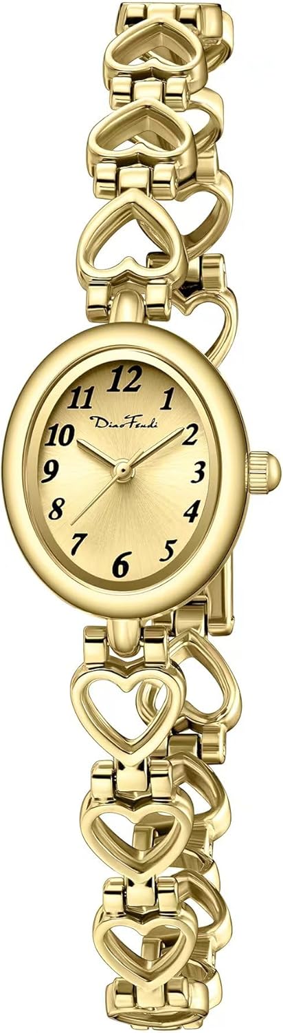 Diaofendi Petite Gold Ladies Watch Set