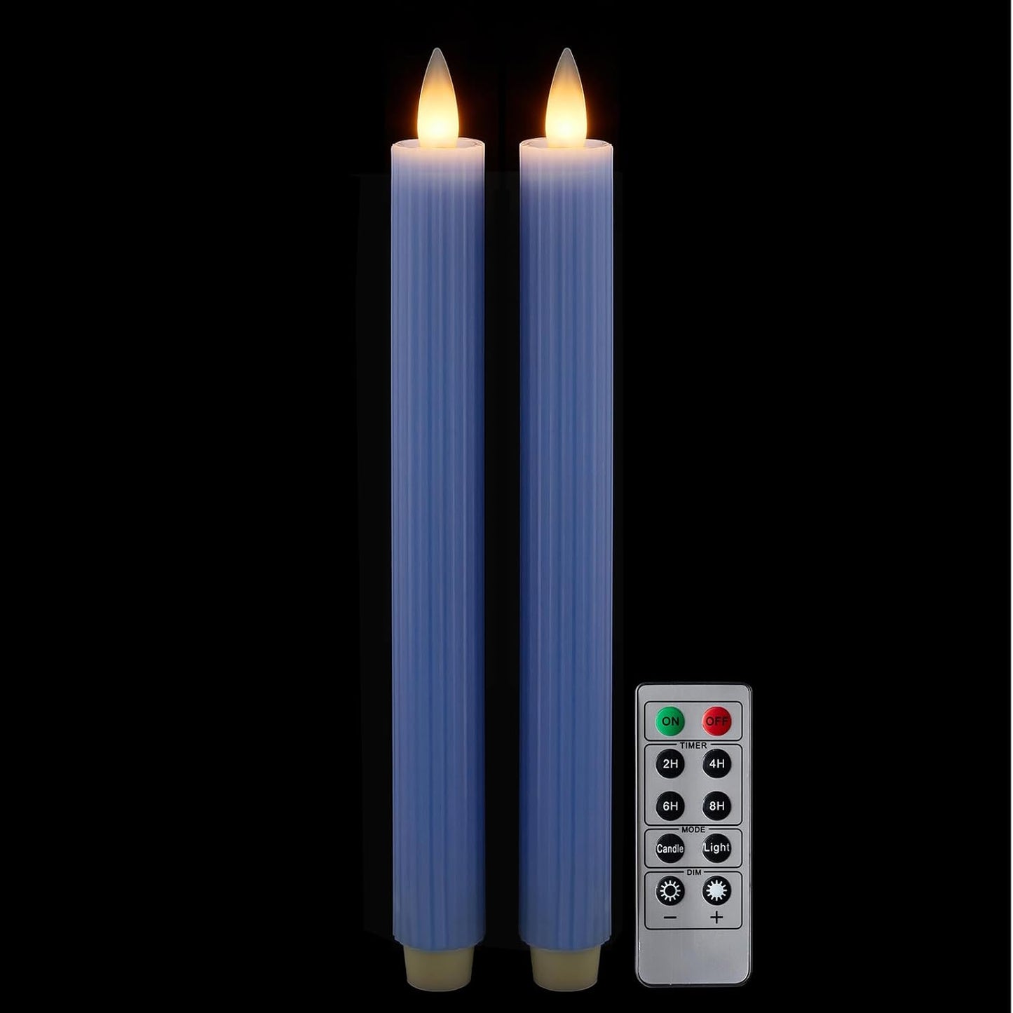 Flameless Taper Candles with Remote and Timer for Home Decor