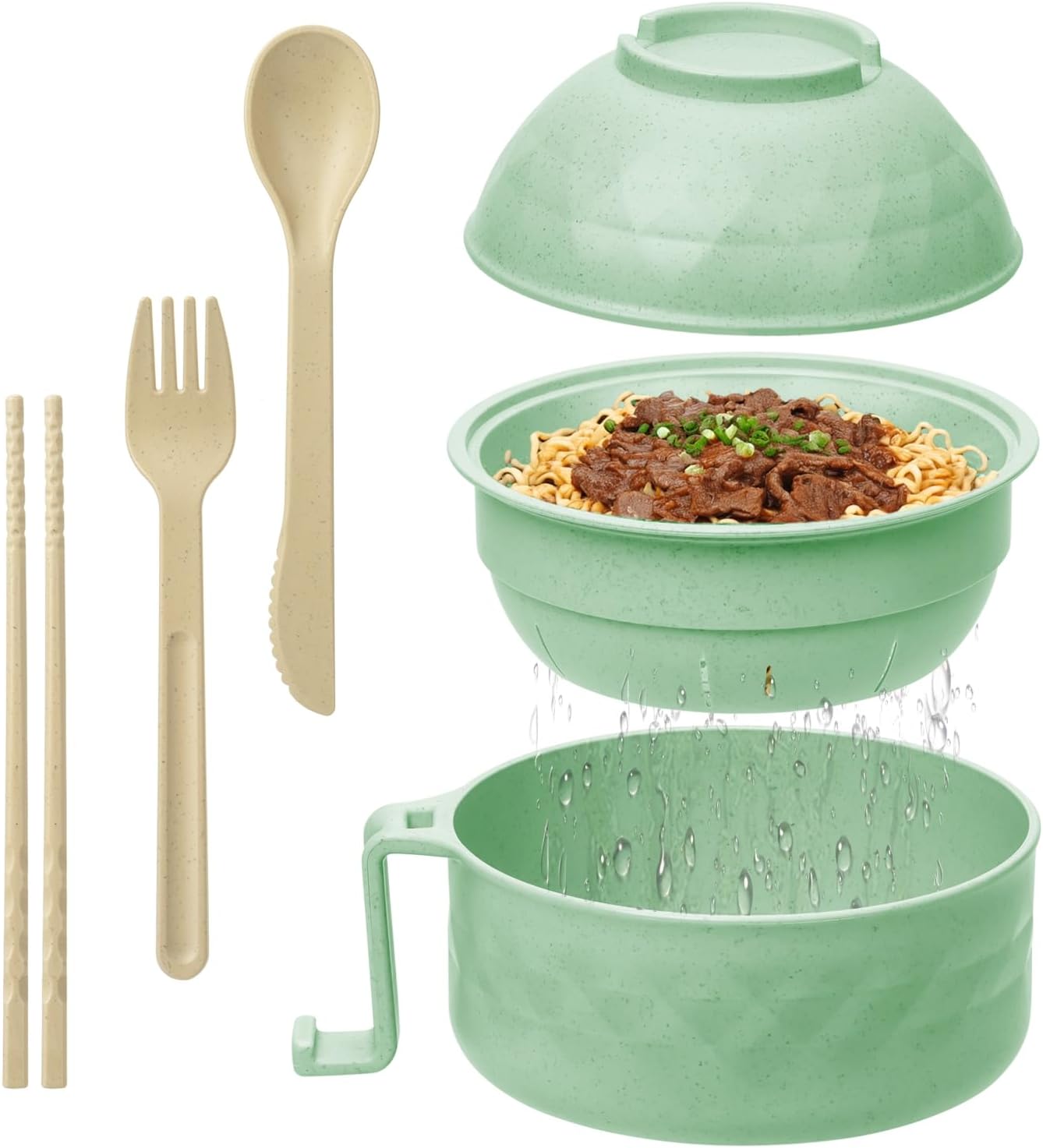 Portable Ramen Cooker Set - Quick Meals Anywhere!