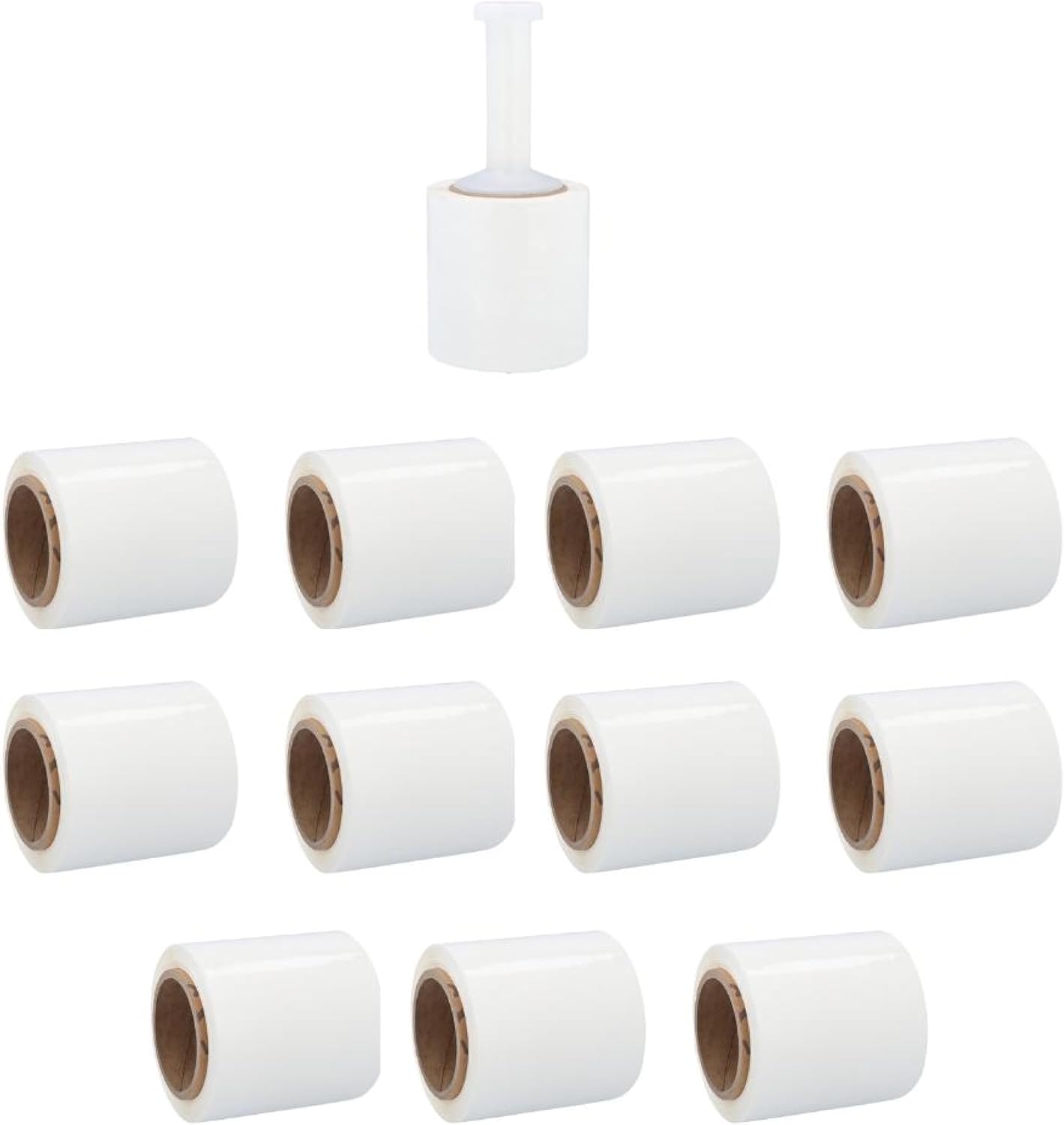 PSBM Mini White Stretch Wrap with Handle for Bundling Needs