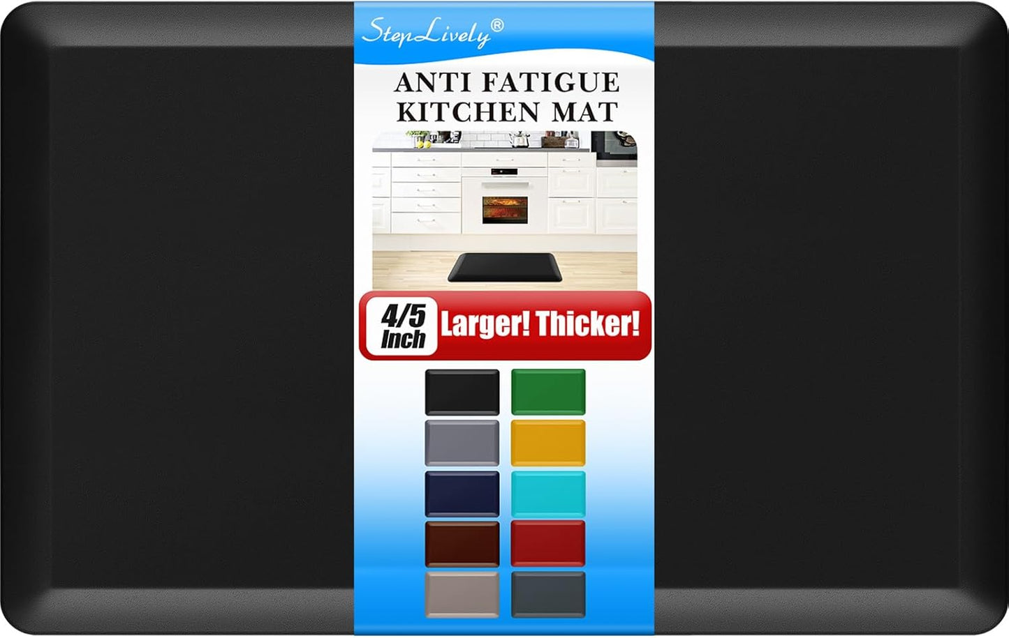 Cushioned Anti Fatigue Kitchen Mat for Comfort and Safety