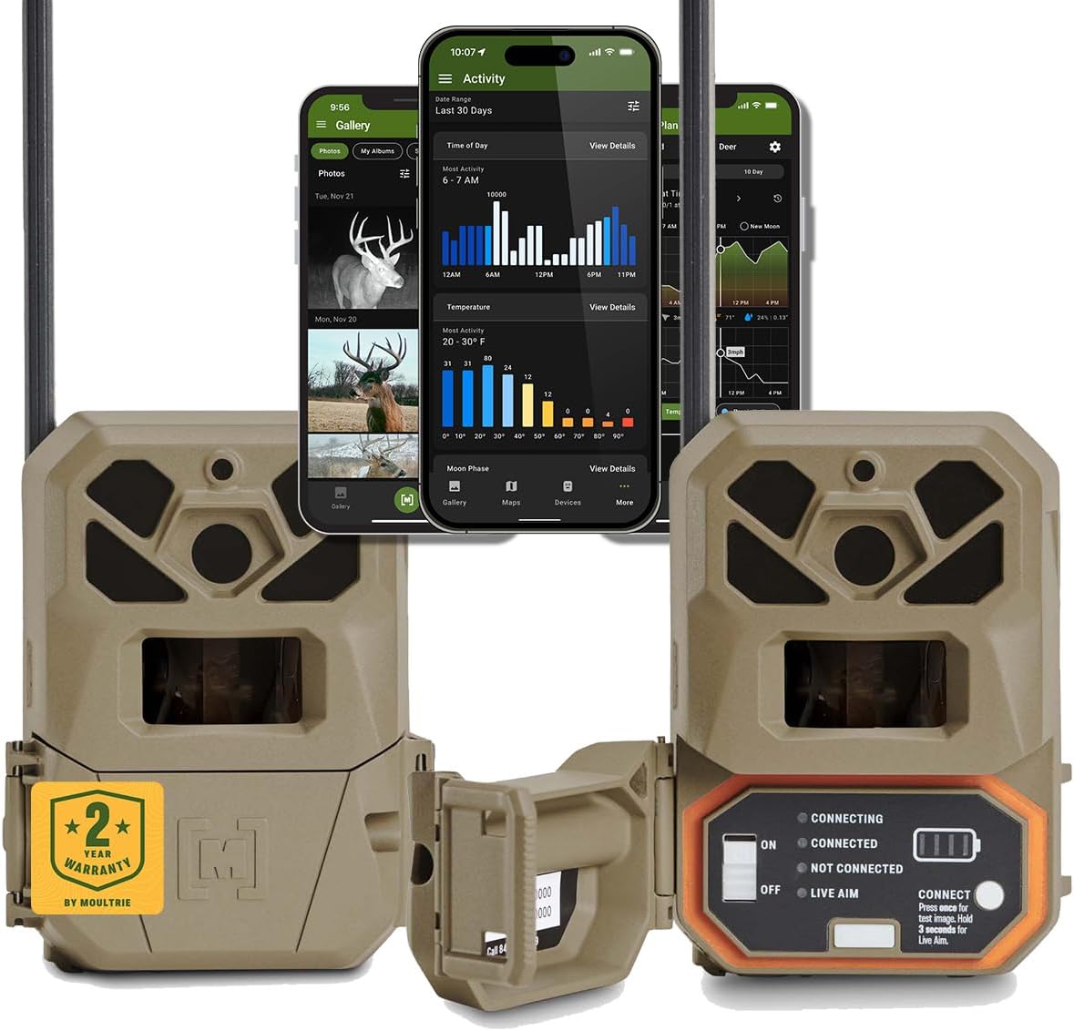 Moultrie Edge 2 Pro Cellular Trail Camera with 40MP Photos