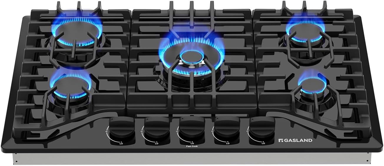 GASLAND 30 Inch Gas Cooktop with 5 High Efficiency Burners