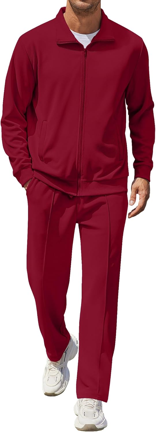 COOFANDY Men's Casual Sweatsuit for Stylish Athletic Wear