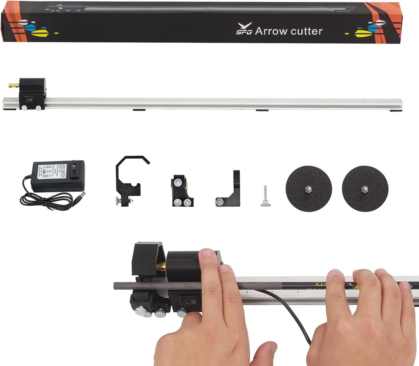 SOPOGER Electric Arrow Cutter for Carbon & Fiberglass Arrows
