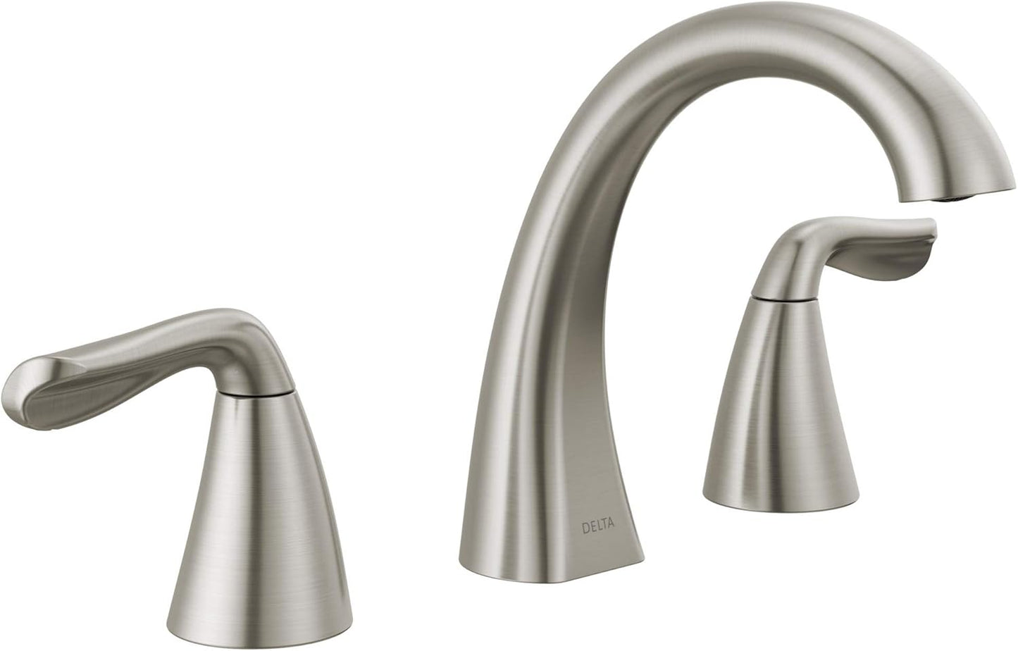Delta Arvo Brushed Nickel Faucet for Widespread Bathroom Sinks