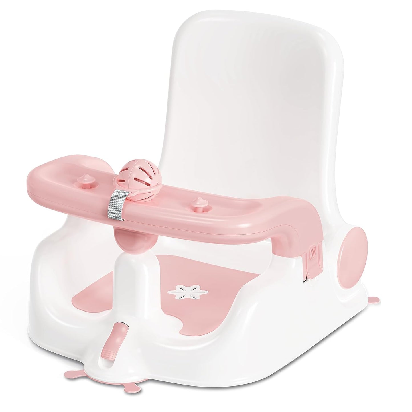 Baby Bath Seat with 2 Modes and Powerful Suction Cups for Safety