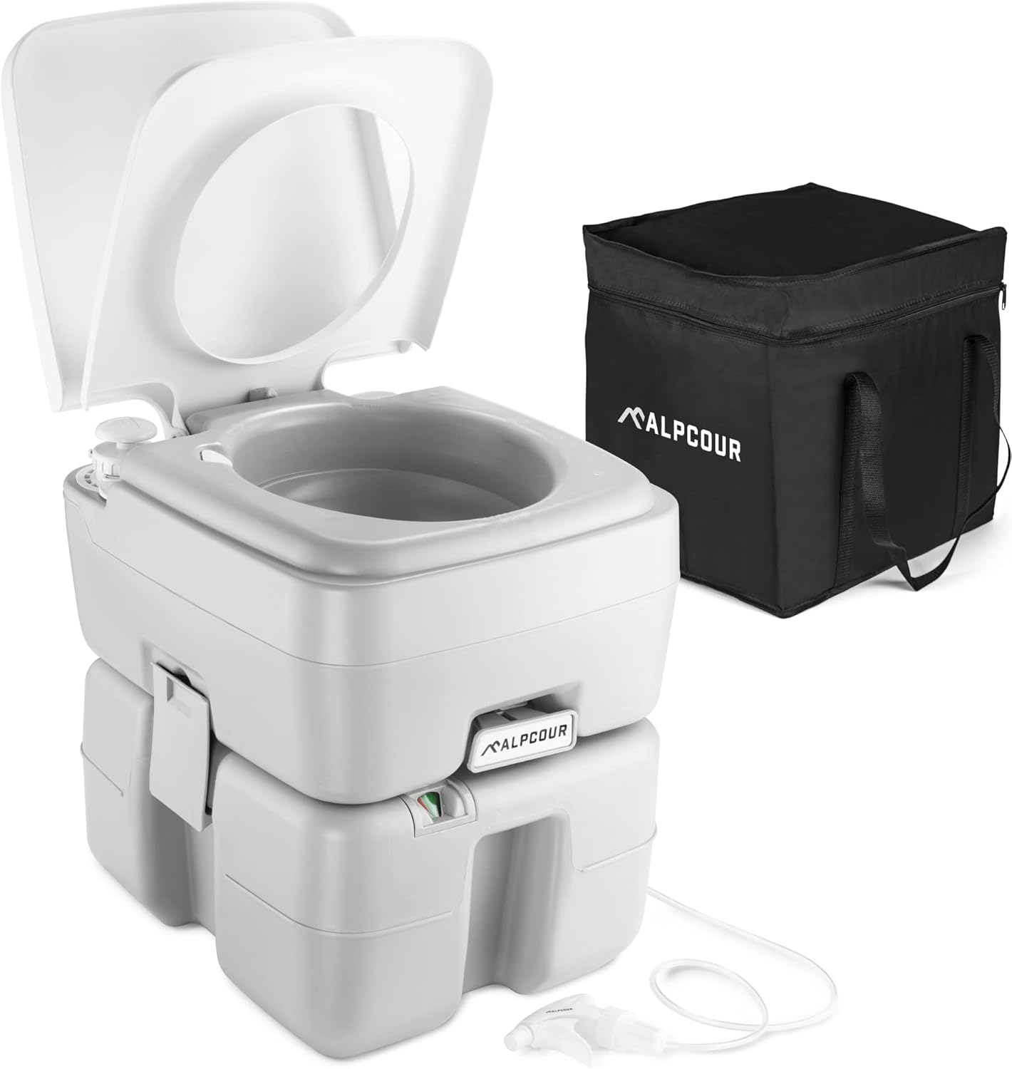 Alpcour Portable Toilet: Easy Clean Commode