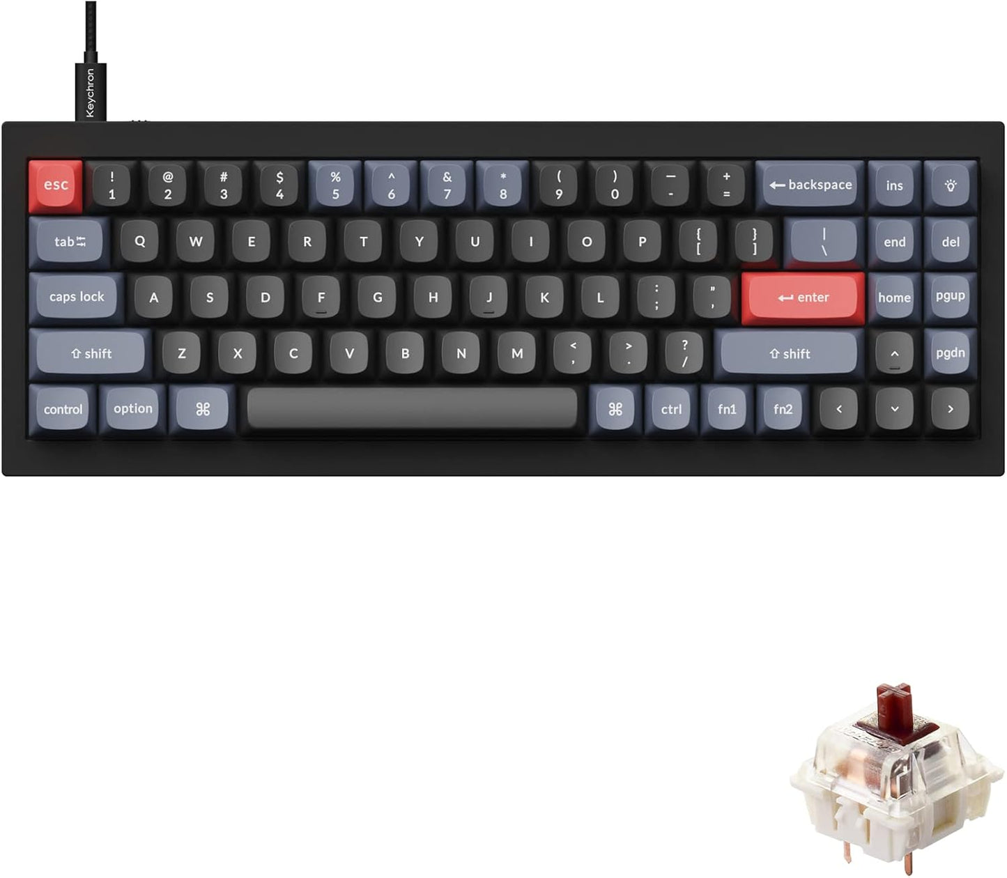 Keychron Q7 Custom Mechanical Keyboard: Hot-Swappable RGB