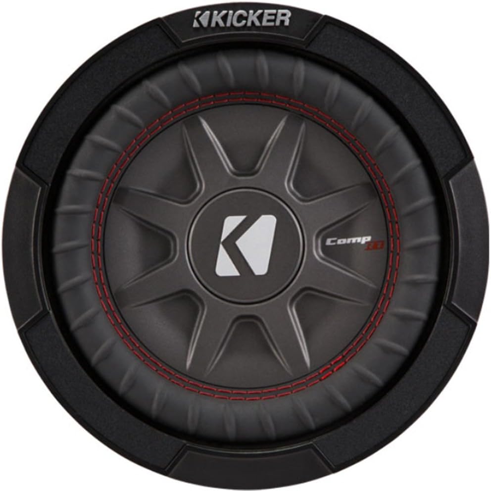 KICKER 8 Inch Dual 600 Watt CompRT Car Subwoofer for Big Bass