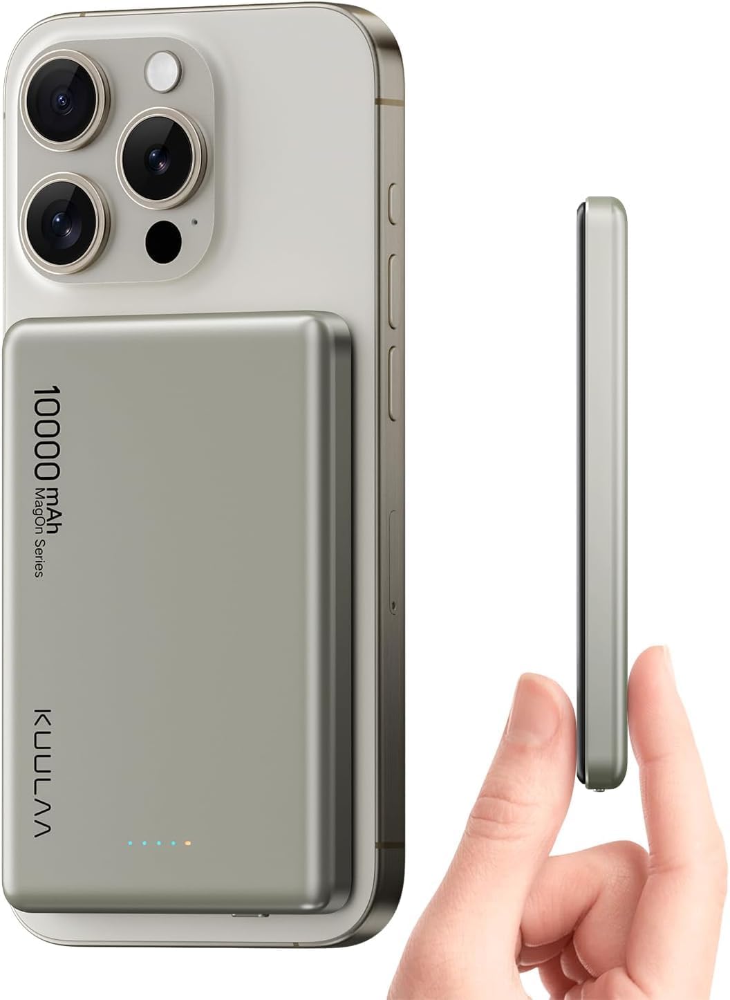 Kuulaa 10000mAh Magsafe Battery Pack for iPhone 16/15/14/13/12