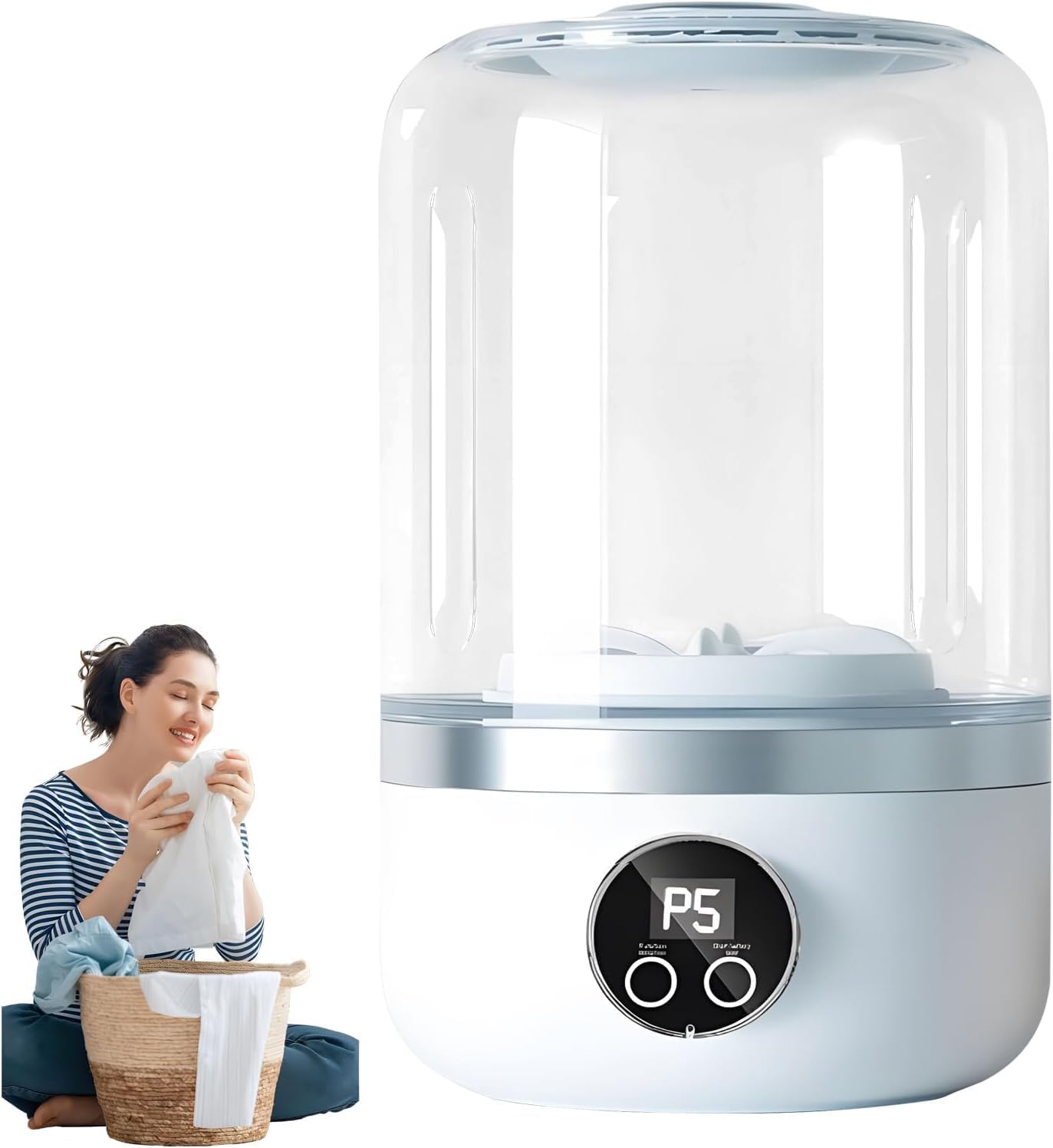 Portable Washing Machine for Travel, Home, and Camping Use