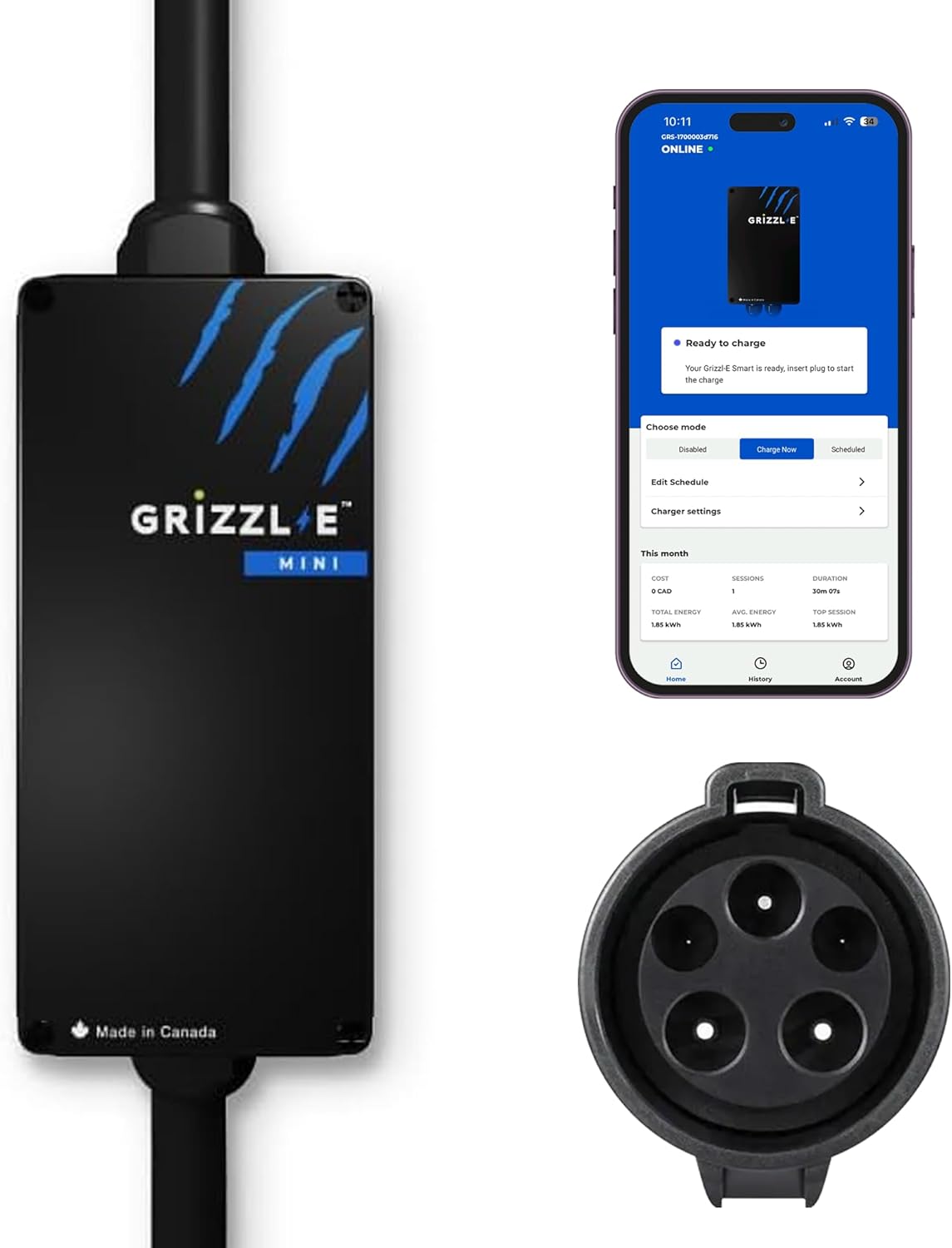 Grizzl-E Mini Connect EV Charger: Fast, Portable, Reliable